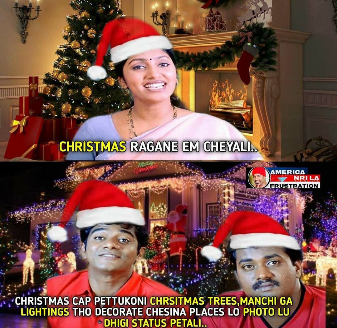 USA Telugu NRI memes, America