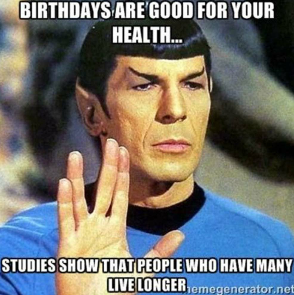 Star trek Happy Birthday memes